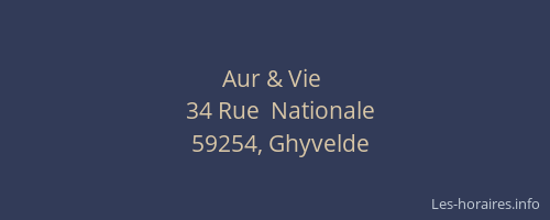 Aur & Vie 