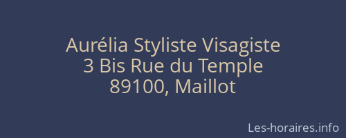 Aur&eacute;lia Styliste Visagiste