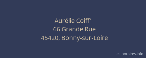 Aur&eacute;lie Coiff'
