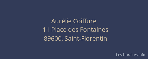 Aur&eacute;lie Coiffure