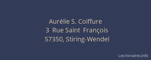 Aurélie S. Coiffure