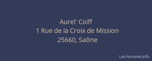 Aurel' Coiff