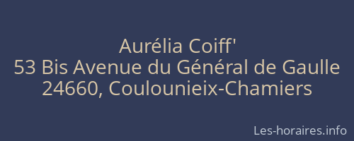 Aurélia Coiff'