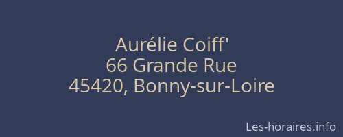 Aurélie Coiff'