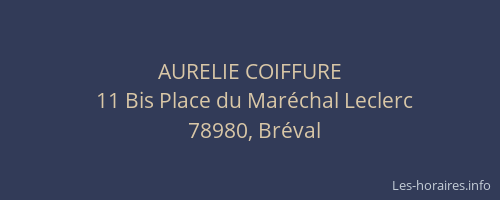 AURELIE COIFFURE