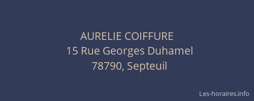 AURELIE COIFFURE