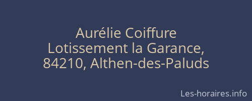 Aurélie Coiffure