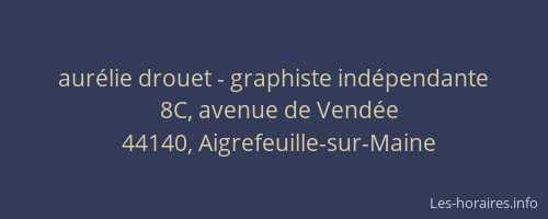 aurélie drouet - graphiste indépendante