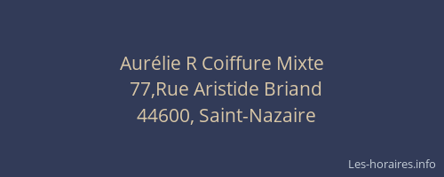 Aurélie R Coiffure Mixte