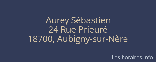 Aurey Sébastien
