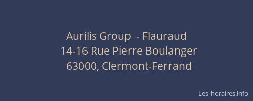 Aurilis Group  - Flauraud
