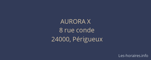 AURORA X