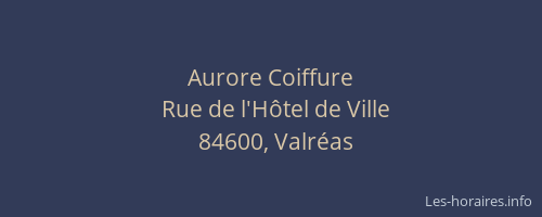 Aurore Coiffure