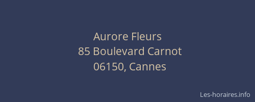Aurore Fleurs