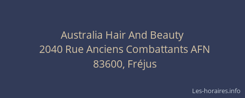Australia Hair And Beauty