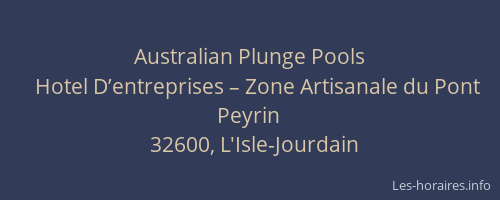 Australian Plunge Pools