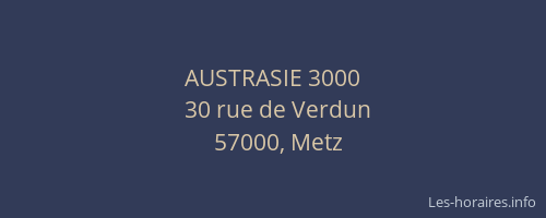 AUSTRASIE 3000