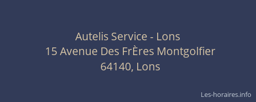 Autelis Service - Lons