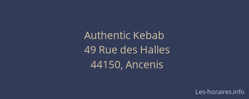 Authentic Kebab