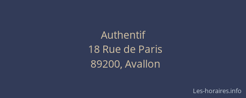 Authentif
