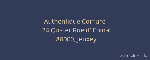 Authentique Coiffure