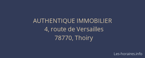 AUTHENTIQUE IMMOBILIER