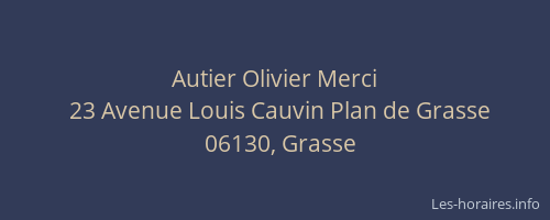 Autier Olivier Merci