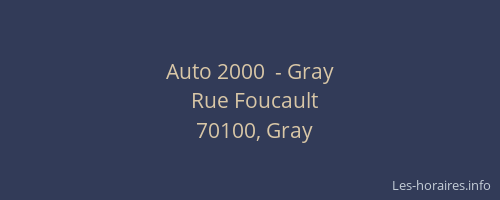 Auto 2000  - Gray