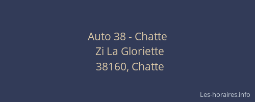 Auto 38 - Chatte