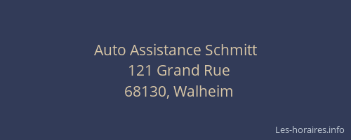 Auto Assistance Schmitt