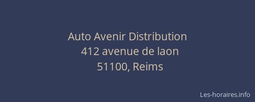Auto Avenir Distribution