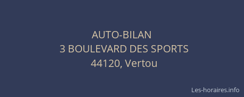 AUTO-BILAN