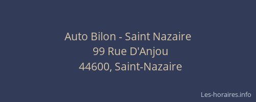 Auto Bilon - Saint Nazaire