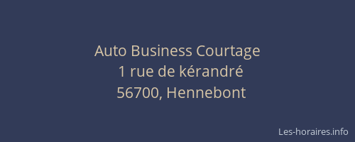 Auto Business Courtage