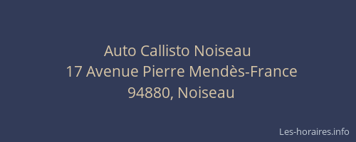 Auto Callisto Noiseau