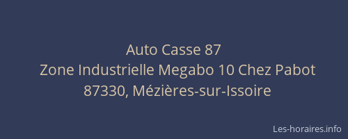Auto Casse 87