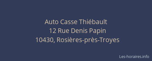 Auto Casse Thiébault