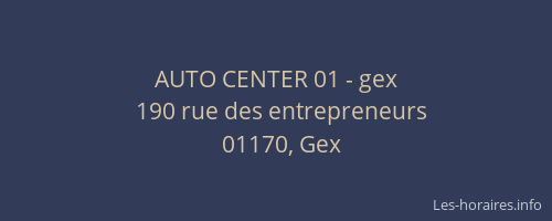AUTO CENTER 01 - gex