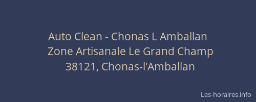 Auto Clean - Chonas L Amballan