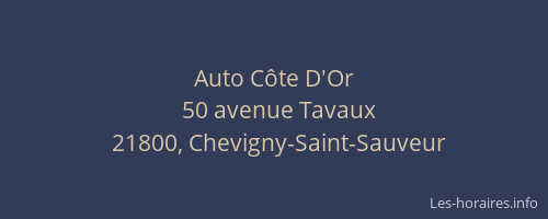 Auto Côte D'Or