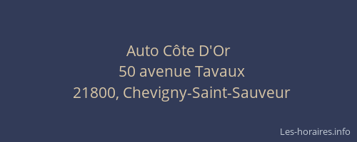 Auto C&ocirc;te D'Or