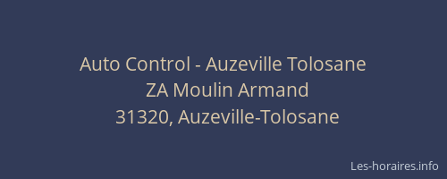 Auto Control - Auzeville Tolosane