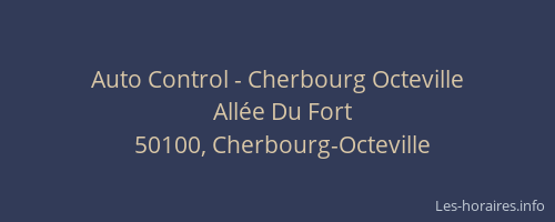 Auto Control - Cherbourg Octeville