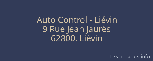Auto Control - Liévin