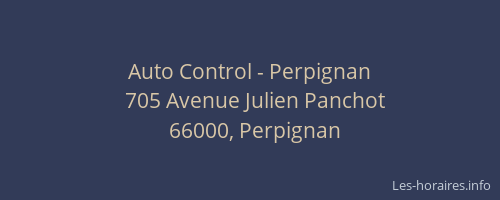 Auto Control - Perpignan