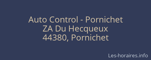 Auto Control - Pornichet
