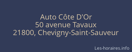 Auto Côte D'Or