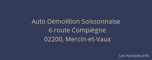 Auto Démolition Soissonnaise