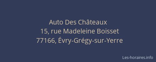 Auto Des Châteaux