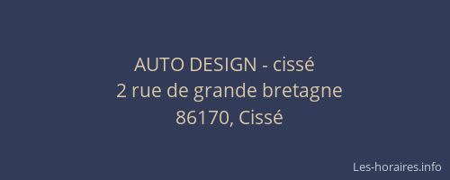 AUTO DESIGN - ciss&eacute;